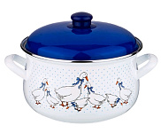 Картинка Кастрюля Agness 951-031 (Гуси)