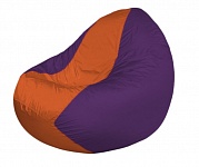 Картинка Бескаркасное кресло Flagman Classic К2.1-233 (оранжевый/фиолетовый)