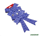 Картинка Набор елочных игрушек Серпантин Звездопад 185-0313 (2шт, синий)