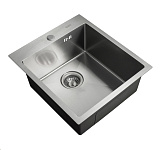 Картинка Кухонная мойка Arfeka AF 450х505 Satin Nano