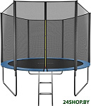 Картинка Батут GetActive Jump 8ft - 252 см с лестницей, внешней сеткой (синий)