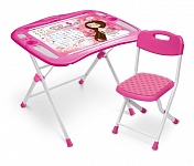 Картинка Складной стол Nika NKP1/3 Маленькая принцесса (розовый)