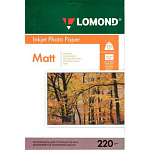 Картинка Фотобумага Lomond матовая двухсторонняя A4 220 г/кв.м. 25 листов [0102148]