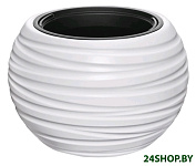 Картинка Кашпо ЭЛЬФПЛАСТ LUNA D435 EP633-1 (белый)