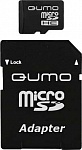 Картинка Карта памяти QUMO microSDHC 8Gb Class 4 SD adapter