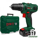 Картинка Дрель-шуруповерт DWT ABS-18 L-2 BMC (с 2-мя АКБ, кейс)