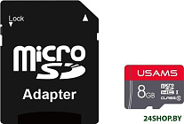 Картинка Карта памяти Usams US-ZB116 8Gb (с адаптером)