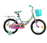 Картинка Детский велосипед Krakken Molly 2022 (16, бирюзовый)