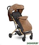 Картинка Детская коляска Lorelli Fiona Wooden Design Dark Beige (10021392191R)