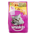Картинка Сухой корм для кошек Whiskas Аппетитное ассорти с курицей и индейкой (1,9 кг)