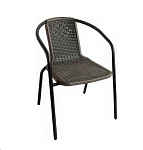 Картинка Стул садовый Garden Story Луис WR-SX026 (черный/коричневый)