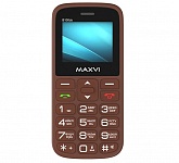 Картинка Кнопочный телефон Maxvi B100ds (коричневый)