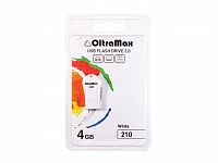 Картинка USB Flash OltraMax 210 4GB (белый) (OM-4GB-210-White)