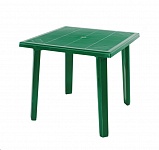 Картинка Стол пластиковый Эльфпласт Верона квадратный EP268 (темно-зеленый)