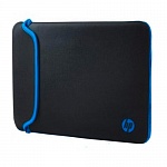 Картинка Чехол для ноутбука HP Black/Blue Neoprene Sleeve 14