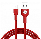 Картинка Кабель Atomic Snakeskin USB Type A - microUSB 30310 (красный)