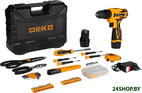 Картинка Дрель-шуруповерт Deko Banger 12V Li-Ion 063-4168 (с кейсом)