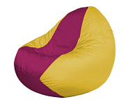 Картинка Бескаркасное кресло Flagman Classic К2.1-57 (фуксия/желтый)