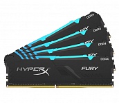Картинка Оперативная память HyperX Fury RGB 4x8GB DDR4 PC4-21300 HX426C16FB3AK4/32