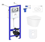 Картинка Унитаз Lavinia Boho Biore Compacto Rimless 7 в 1 87050173 (белый пластик)