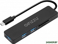 Картинка USB-хаб Ginzzu GR-899UB