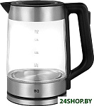 Картинка Электрочайник BQ KT1840G (серебристый, черный)