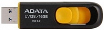 Картинка Флеш-память A-Data DashDrive UV128 16 Gb Black-yellow (AUV128-16G-RBY)