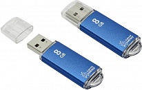 Картинка USB Flash Smart Buy 8GB V-Cut Blue [SB8GBVC-B]