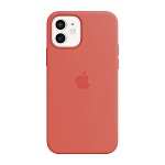 Картинка Чехол Apple MagSafe Silicone Case для iPhone 12/12 Pro (розовый цитрус)