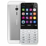 Картинка Мобильный телефон NOKIA 230 Dual Sim (Light Silver)