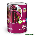 Картинка Грунт-эмаль Olecolor 3 в 1 по ржавчине 2 кг (серый)