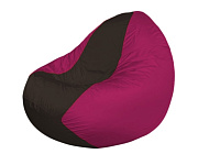 Картинка Бескаркасное кресло Flagman Classic К2.1-238 (коричневый/фуксия)