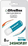 Картинка Флеш-память USB OltraMax 230 8GB (бирюзовый) (OM-8GB-230-St Blue)