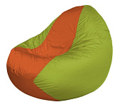 Картинка Бескаркасное кресло Flagman Classic К2.1-177 (оранжевый/салатовый)