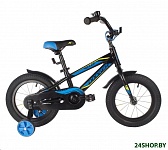 Картинка Детский велосипед Novatrack Dodger 14 2022 145ADODGER.BK22 (черный)