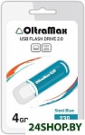 Картинка Флеш-память USB OltraMax 230 4GB (бирюзовый) (OM-4GB-230-St Blue)