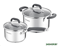 Картинка Набор кастрюль Vensal Coquet VS1509