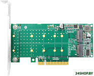 LRNV95N8 PCIe x8 to 2-Port M.2 NVMe Adapter