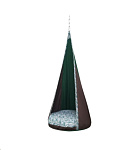 Картинка Гамак тканевый подвесной NABIKO ГТП-2009.3 Сальса (коричневый/зеленый)