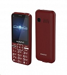 Картинка Мобильный телефон Maxvi P3 (винный красный)