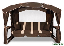 Картинка Садовые качели LetoLux Торонто Lux Plus (шоколад)