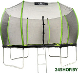 Картинка Батут Calviano Outside Master Green 374 см - 12ft (внешняя сетка, с лестницей)