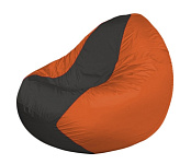 Картинка Бескаркасное кресло Flagman Classic К2.1-184 (темно-серый/оранжевый)