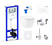 Картинка Унитаз Lavinia Boho Relfix One 10 в 1 98010017 (белый пластик)