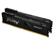 Картинка Оперативная память Kingston FURY Beast 2x32GB DDR4 PC4-24000 KF430C16BBK2/64