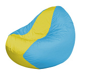 Картинка Бескаркасное кресло Flagman Classic К2.1-52 (желтый/голубой)