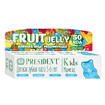 PRESIDENT Kids 3-6 Fruit Jelly Зубная паста со вкусом мармелада, 50 мл