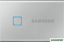 Картинка Внешний накопитель Samsung T7 Touch 2TB (серебристый)