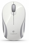 Картинка Мышь беспроводная Logitech M187 Wireless Mini Mouse white (910-002740)