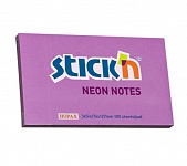Картинка Блок самоклеящийся бумажный Stickn Hopax 21214 (фиолетовый)